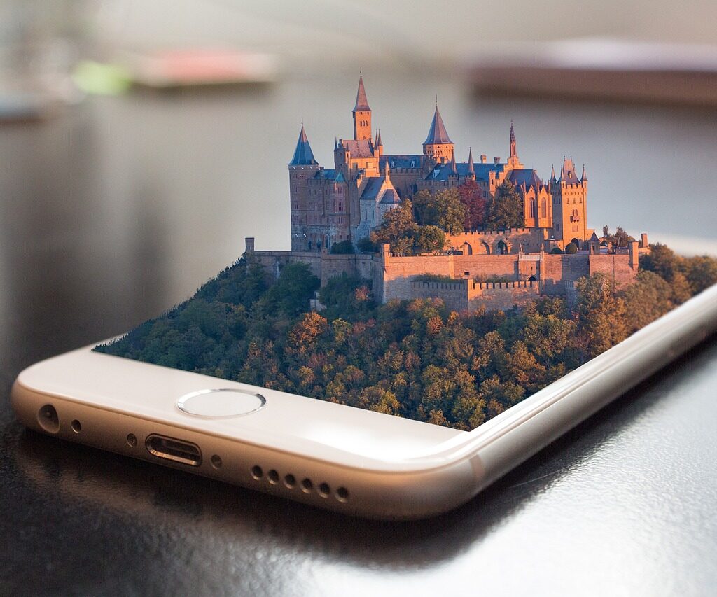 mobile phone, smartphone, hohenzollern castle