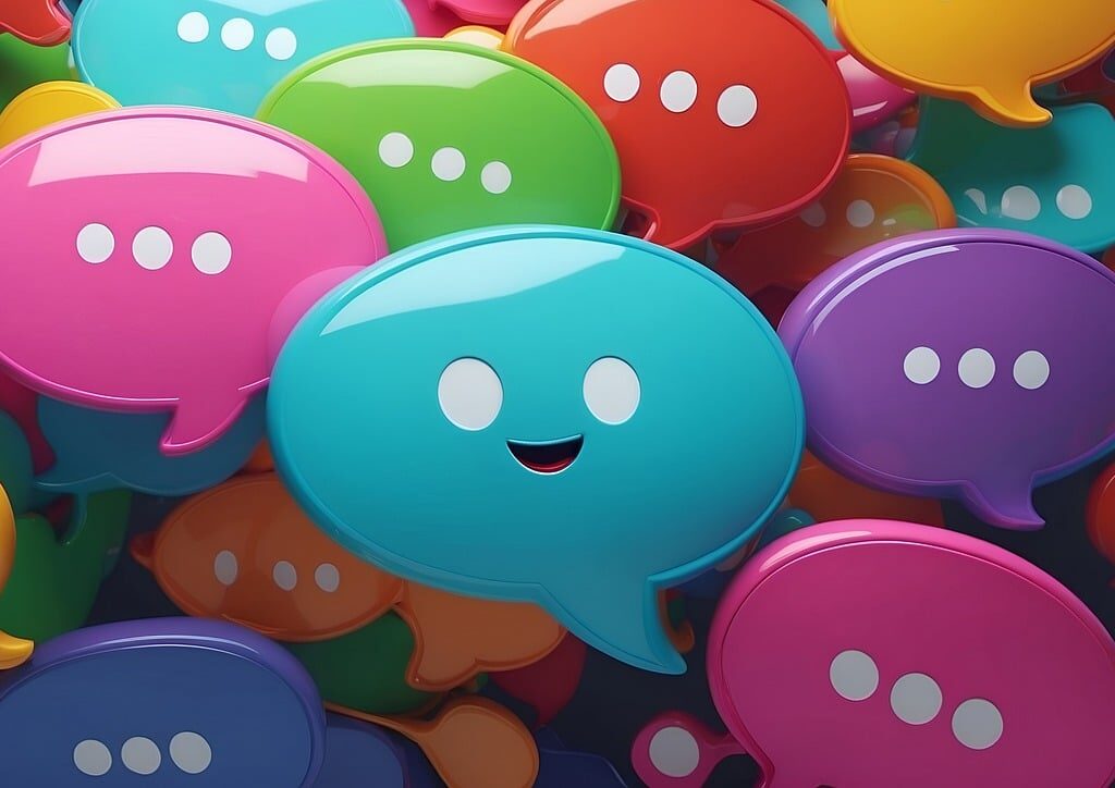 speech bubbles, balloons, feedback